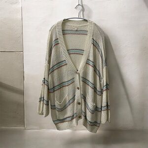 Pol Open Knit Oversized Cardigan Sweater